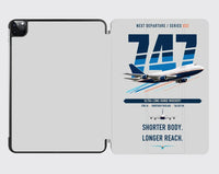 Thumbnail for Boeing 747SP design on light gray ipad tablet case