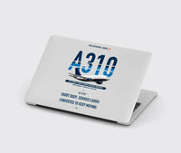 Thumbnail for Airbus A310-200P2F design on light gray MacBook case