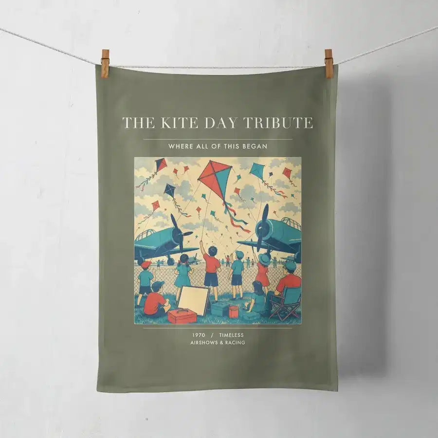 VINTAGE G4434 - The Kite Day Tribute - Designed Towels design on greenarmy