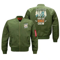 Thumbnail for SIGNAL 261 - Eight Legs One Crew - Bomber Jacket design on green bomber jacket