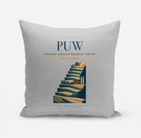 Thumbnail for Pullman–Moscow Regional Airport (PUW) design on light gray pillow