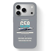 Thumbnail for Beechcraft Baron G58 design on gray magsafe iphone case, for iPhone 17 Pro