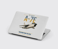 Thumbnail for A-7E Corsair II design on light gray MacBook case