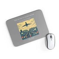 Thumbnail for VINTAGE G4303 - The Runway Light River - Designed Mouse Pads design on gray rectangle