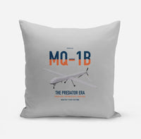 Thumbnail for MQ-1B Predator design on light gray pillow