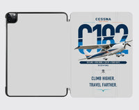 Thumbnail for Cessna 182 Skylane design on light gray ipad tablet case