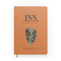 Thumbnail for Innsbruck Airport (INN) design on orange notebook