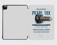 Thumbnail for PEARL 10X design on light gray ipad tablet case