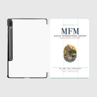 Thumbnail for Macau International Airport (MFM) design on white samsung tablet tablet case