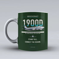 Thumbnail for 1900D Mug design on dark green beechcraft