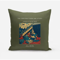 Thumbnail for VINTAGE G4533 - The Shelter Under The Stairs - Designed Pillows design on greenarmy