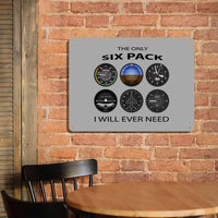 Thumbnail for Only Six Pack I Will Metal Sign - view 6
