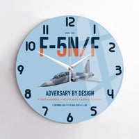 Thumbnail for F-5N F Adversary design on light blue no frame wall clock