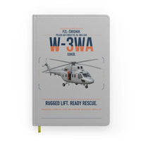 Thumbnail for PZL-Świdnik W-3WA Sokół design on light gray notebook