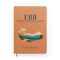 Thumbnail for Entebbe International Airport (EBB) design on orange notebook