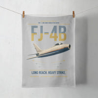 Thumbnail for FJ-4B Fury design on light gray towel