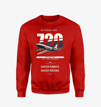 Thumbnail for Boeing 720B design on red sweatshirt
