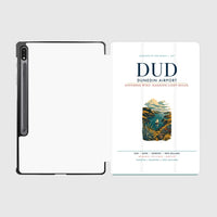 Thumbnail for Dunedin Airport (DUD) design on white samsung tablet tablet case