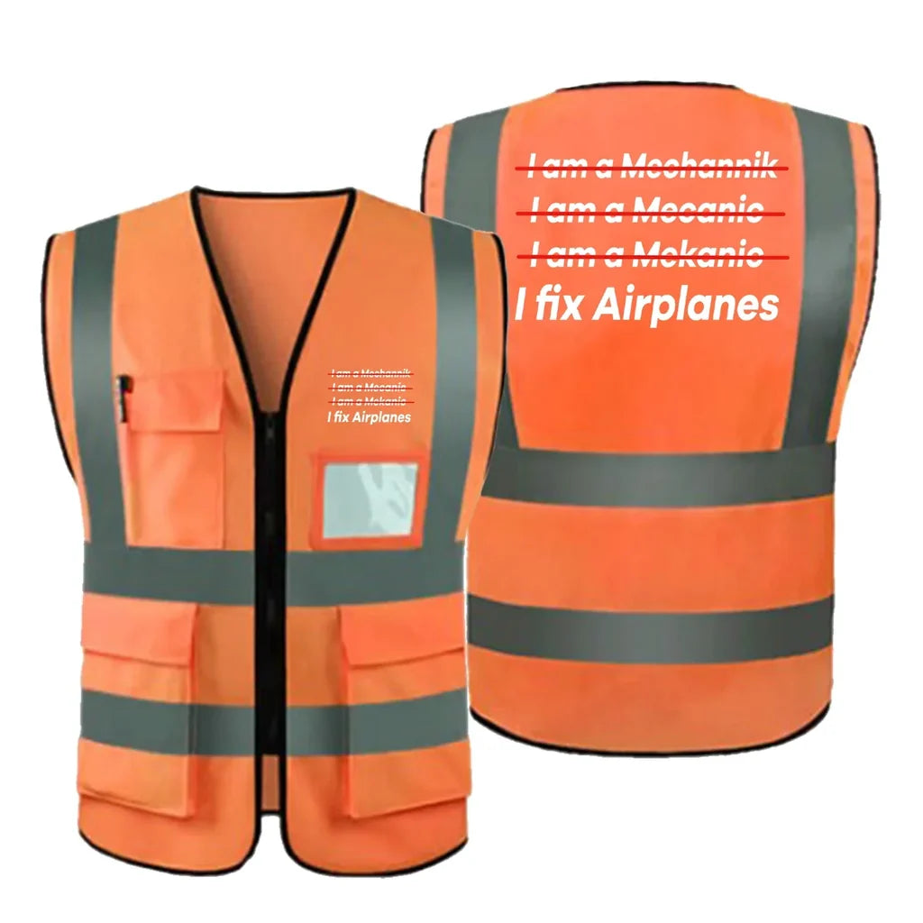 I Fix Airplanes Vest - view 6