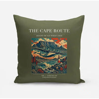 Thumbnail for VINTAGE G4070 - The Cape Route - Designed Pillows design on greenarmy