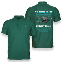 Thumbnail for Skydio X10 design on green polo