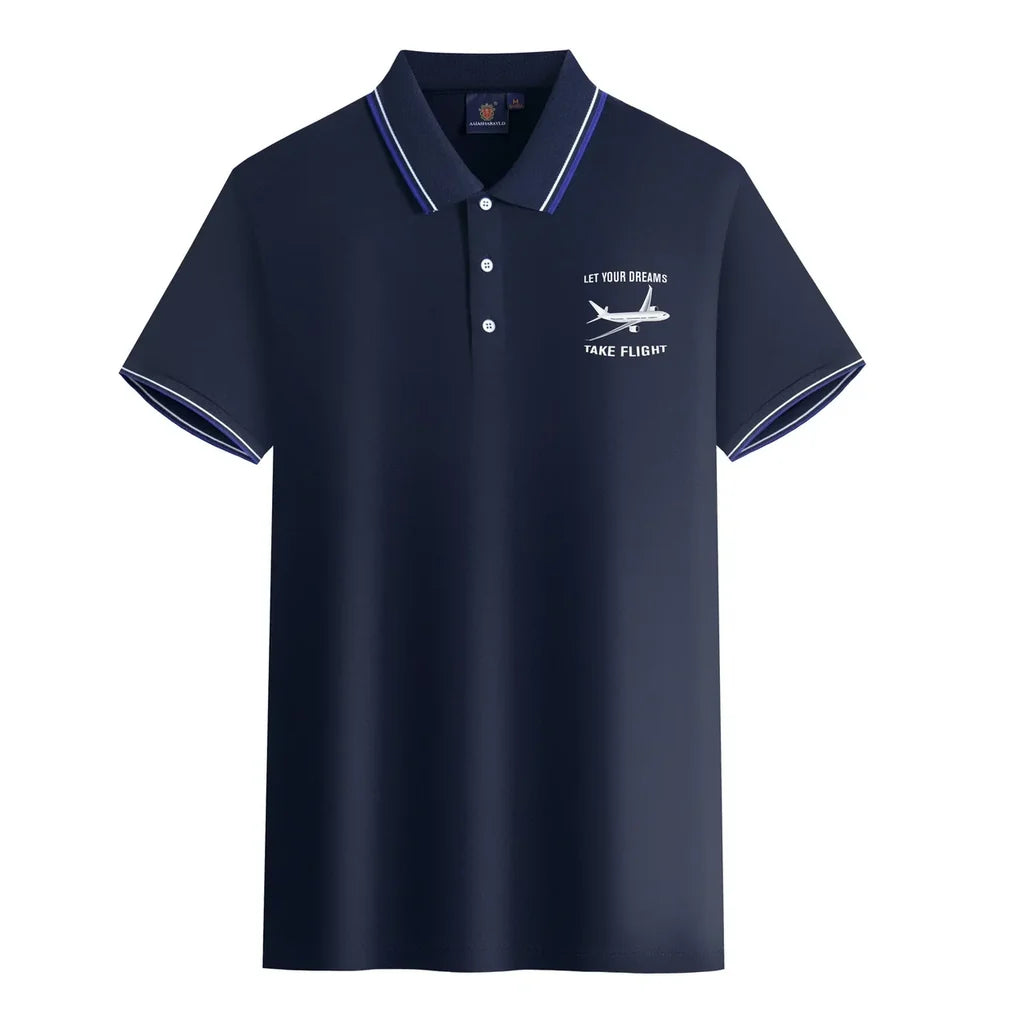 Customisable Let Your Dreams Take Flight Polo Shirt - view 6
