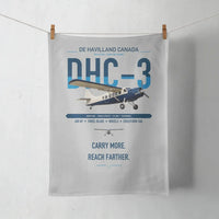 Thumbnail for DHC-3 Otter design on light gray towel