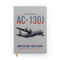 Thumbnail for AC-130J Ghostrider design on light gray notebook
