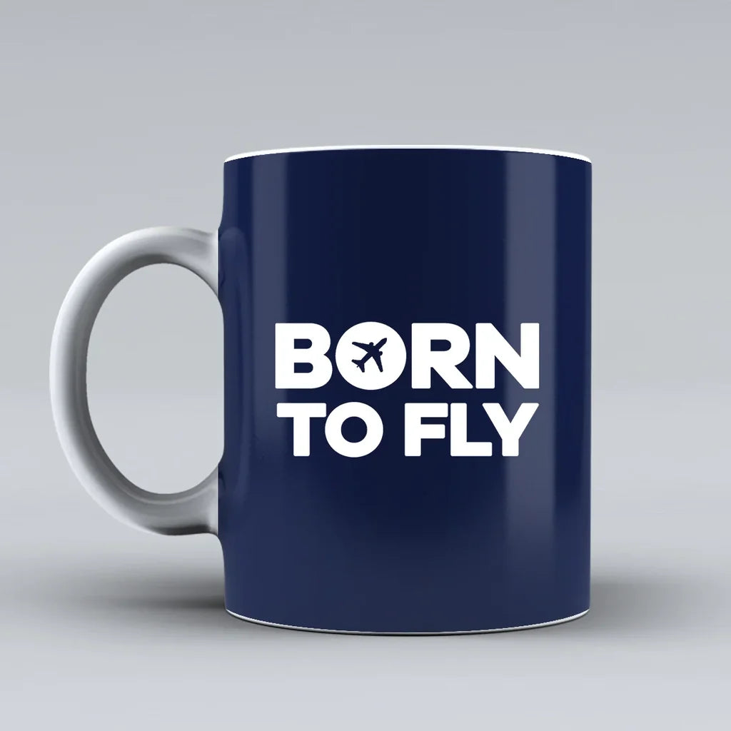 Customisable Born to Fly Mug - view 6
