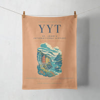 Thumbnail for St. John's International Airport (YYT) design on orange towel
