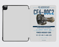 Thumbnail for CF6-80C2 design on light gray ipad tablet case