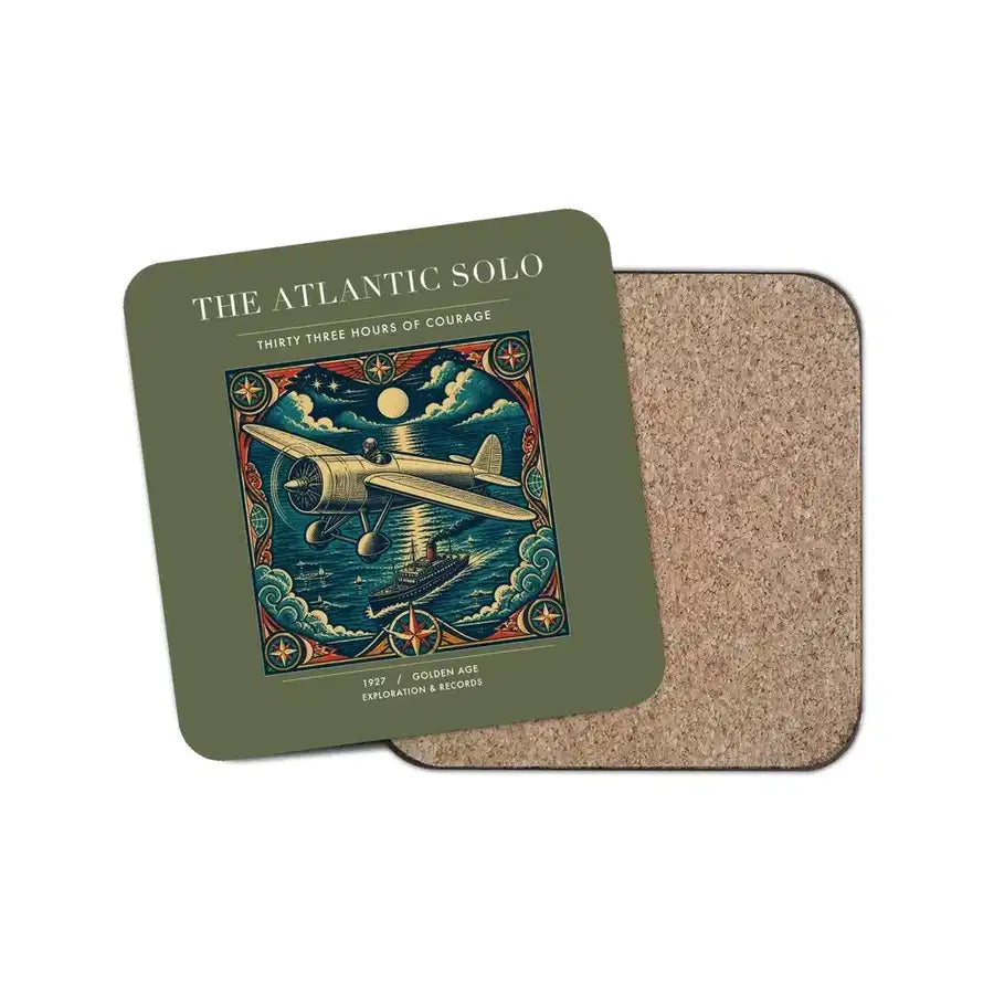 The Atlantic Solo - Designed Coasters design on green army 1-piece