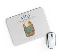 Thumbnail for Pattimura International Airport (AMQ) design on light gray rectangle mouse pad