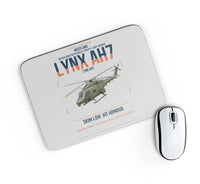 Thumbnail for Westland Lynx AH7 design on light gray rectangle mouse pad