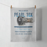 Thumbnail for PEARL 10X design on light gray towel