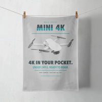 Thumbnail for DJI Mini 4K design on light gray towel