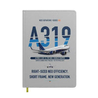 Thumbnail for Airbus A319neo design on light gray notebook