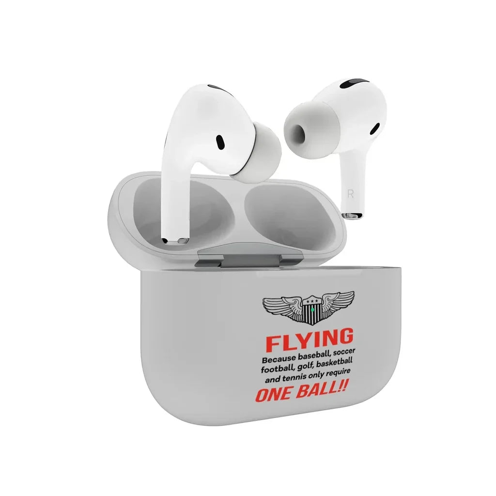 Flying One Ball AirPods Pro plastic case - Light Gray
