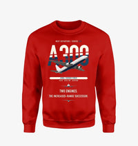 Thumbnail for Airbus A300B4 design on red sweatshirt