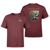 Thumbnail for VINTAGE G4120 - The Autumn Shuttle - Double-Side T-Shirt design on darkred double side t shirt