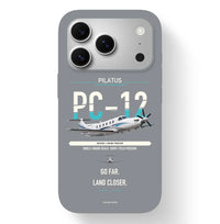 Thumbnail for PC-12 PRO Case design on gray iphone case