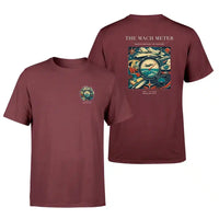 Thumbnail for VINTAGE G4115 - The Mach Meter - Double-Side T-Shirt design on darkred double side t shirt