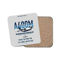 Thumbnail for Airbus A400M Aerial Tanker design on light gray 1 piece coaster