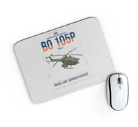 Thumbnail for MBB BO 105P PAH-1 design on light gray rectangle mouse pad