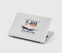 Thumbnail for C-40A Clipper Fleet Logistics Ready design on light gray MacBook case