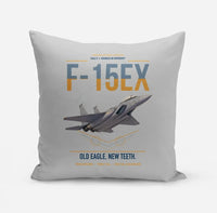 Thumbnail for F-15EX Eagle II design on light gray pillow
