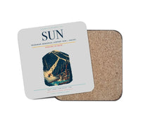 Thumbnail for Friedman Memorial Airport (SUN) design on light gray 1 piece coaster