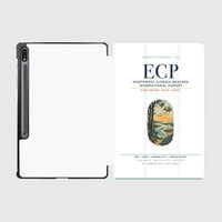 Thumbnail for Northwest Florida Beaches International Airport (ECP) design on white samsung tablet tablet case