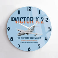 Thumbnail for Handley Page Victor K.2 design on light blue no frame wall clock