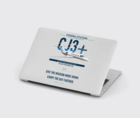 Thumbnail for Cessna Citation CJ3+ design on light gray MacBook case